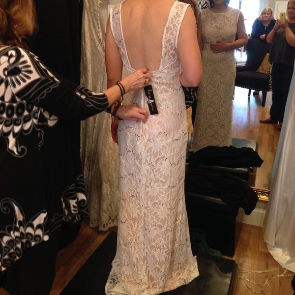 Nina Canacci Lacy Wedding Dress - Picture 11 of 13